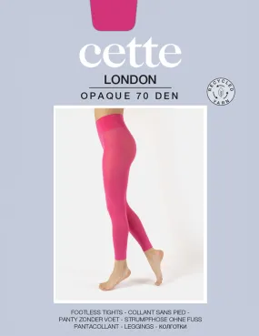 Cette ECO 70 Denier London Plus Size Leggings Fuschia Purple