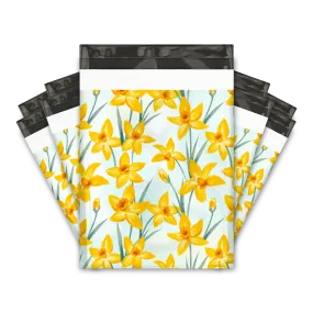 10x13 Daffodil Poly Mailers Shipping Envelopes Premium Printed Bags