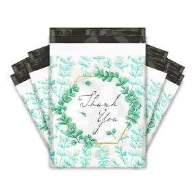 10x13 Eucalyptus Designer Poly Mailers Shipping Envelopes Premium Printed Bags