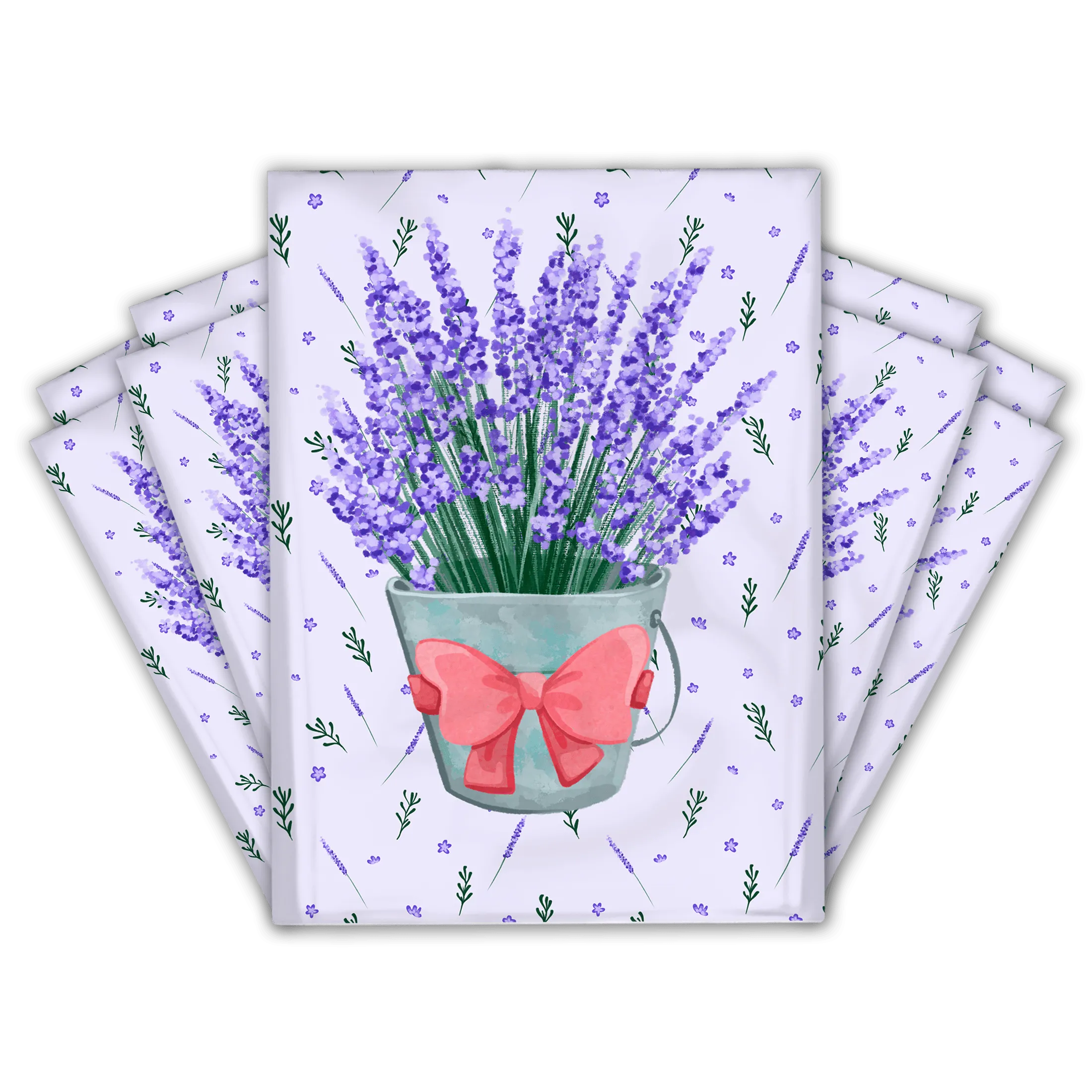 10x13 Lavender Poly Mailers Shipping Envelopes Premium Printed Bags