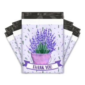 10x13 Lavender Poly Mailers Shipping Envelopes Premium Printed Bags