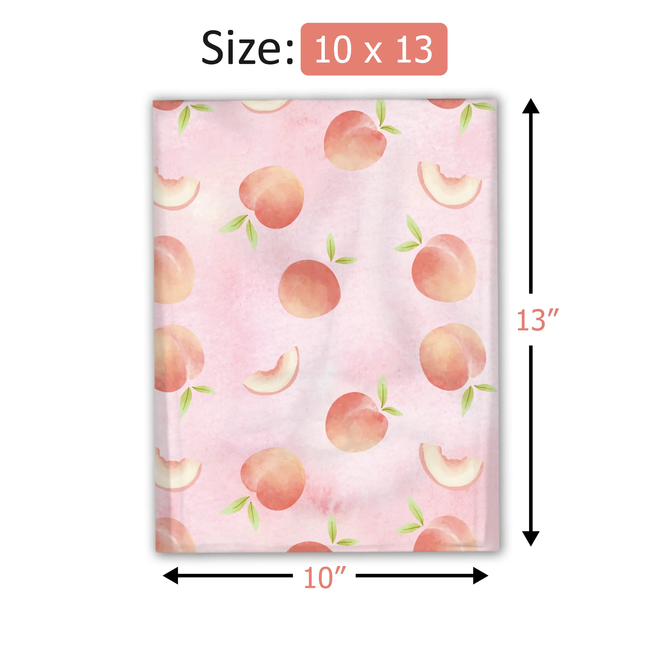 10x13 Peach Designer Poly Mailers Shipping Envelopes Premium Printed Bags