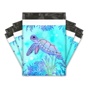 10x13 Sea Turtle Poly Mailers Shipping Envelopes Premium Printed Bags