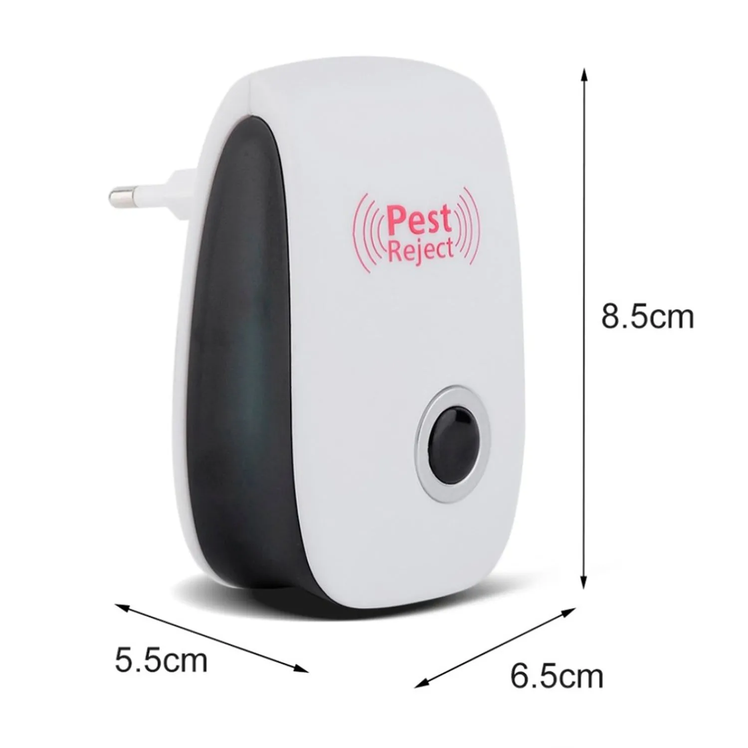 1260A Ultrasonic Pest Repeller to Repel Rats, Cockroach, Mosquito, Home Pest & Rodent