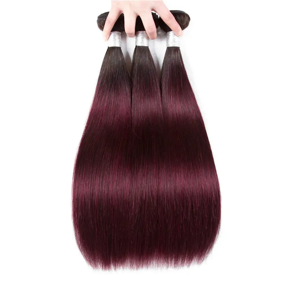 130% Density Burgundy Red Wigs