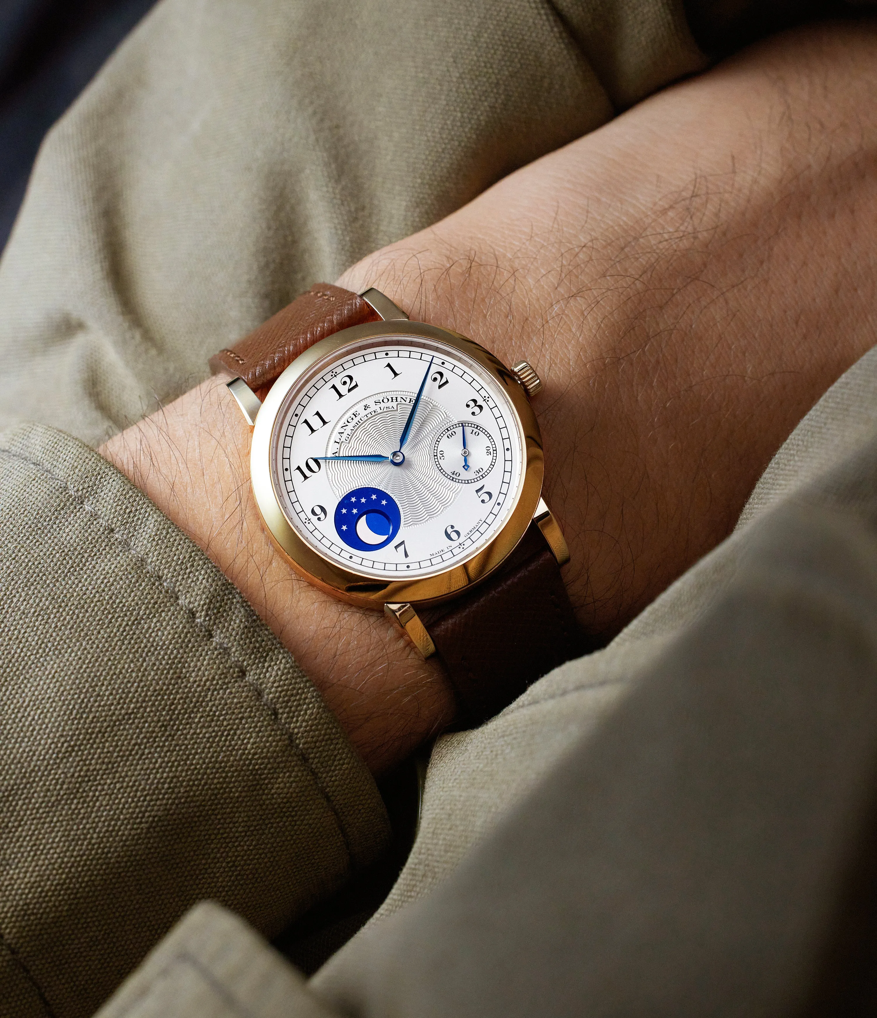 1815 Moonphase "Homage to F.A. Lange" | Honeygold