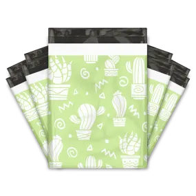 19x24" Green Cactus Designer Poly Mailers Shipping Envelopes Premium Printed Bags