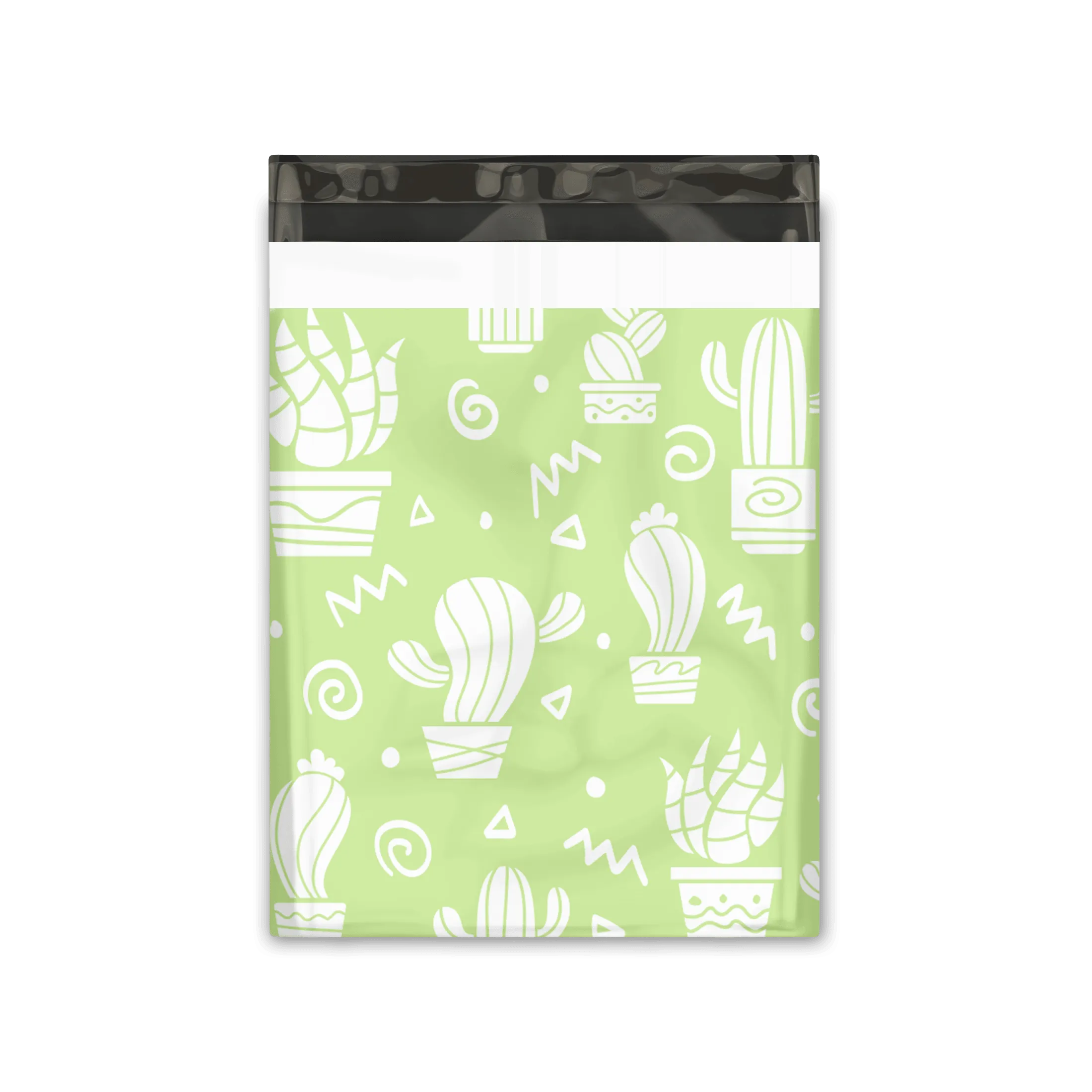 19x24" Green Cactus Designer Poly Mailers Shipping Envelopes Premium Printed Bags