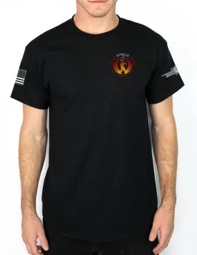 2nd Phoenix Black 50-50 Blend Unisex PT Short Sleeve Shirt