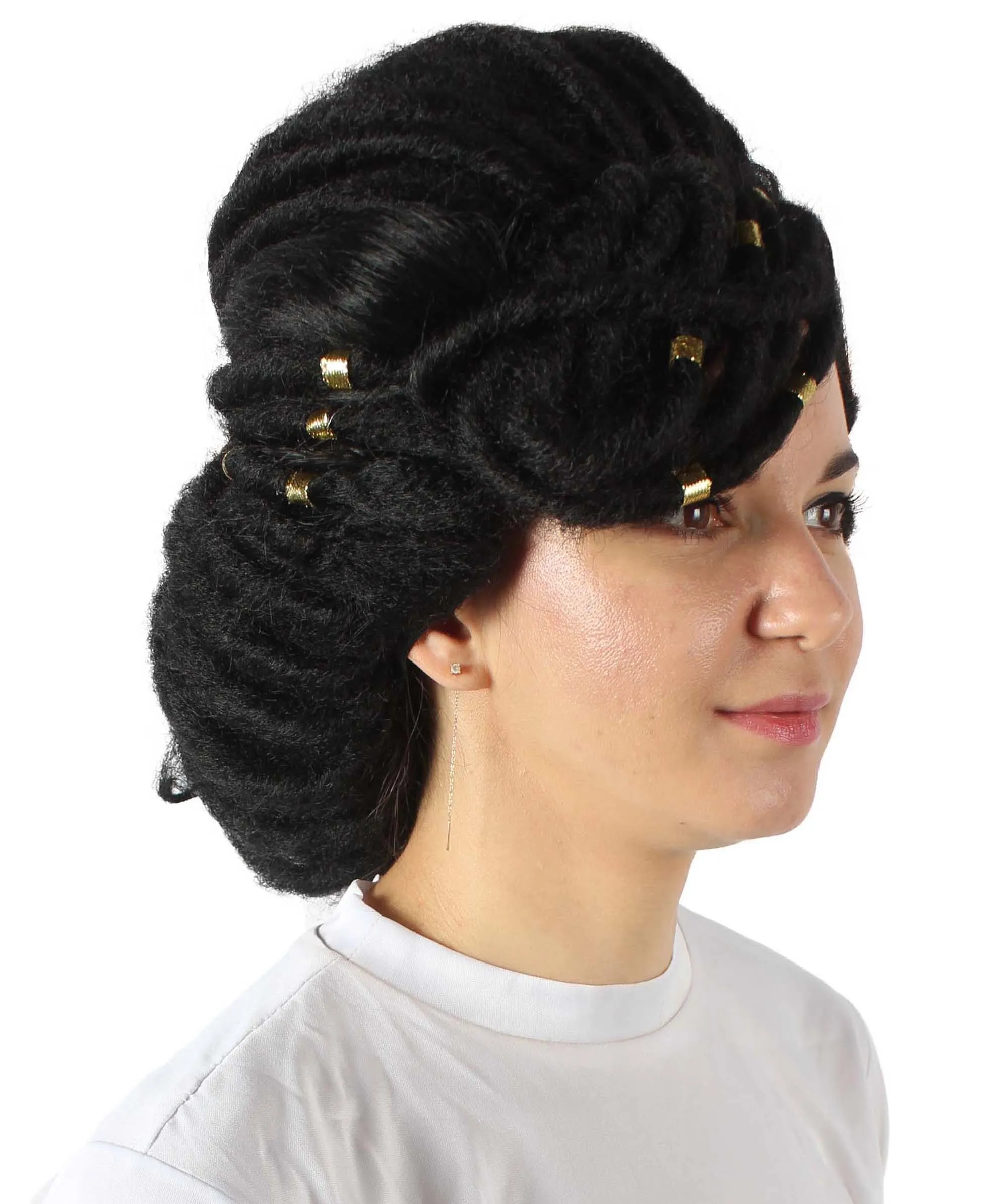 Adult Women’s Online Multiplayer Game Character TV Series Braided Locs Wig | Flame-retardant Synthetic Fiber