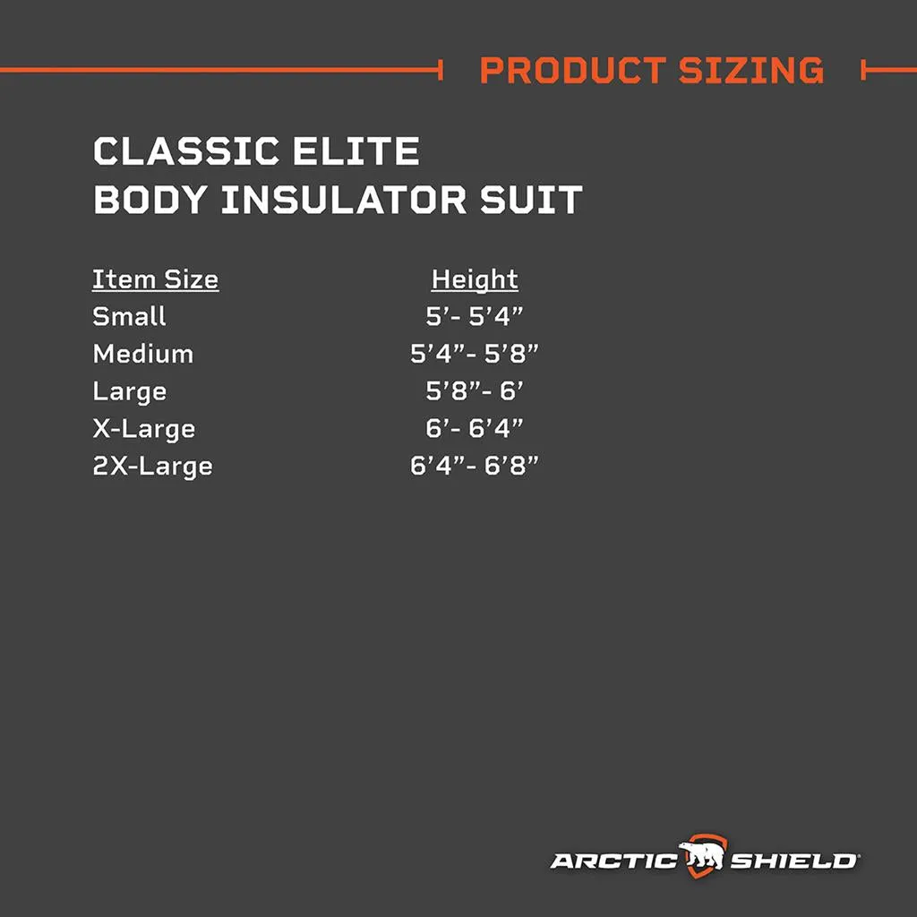 Arctic Shield Classic Elite Body Insulator Suit RT Edge