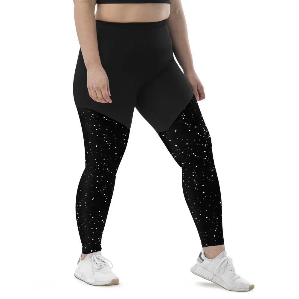 Astral Sports Leggings - Slimming Effect Compression Fabric with Bum lift cut - UPF 50  Protection Vegan Gym & Yoga Essentials