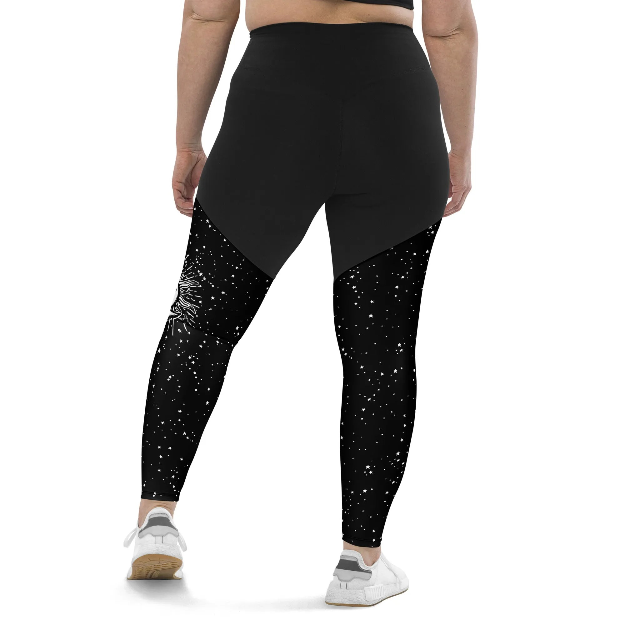 Astral Sports Leggings - Slimming Effect Compression Fabric with Bum lift cut - UPF 50  Protection Vegan Gym & Yoga Essentials