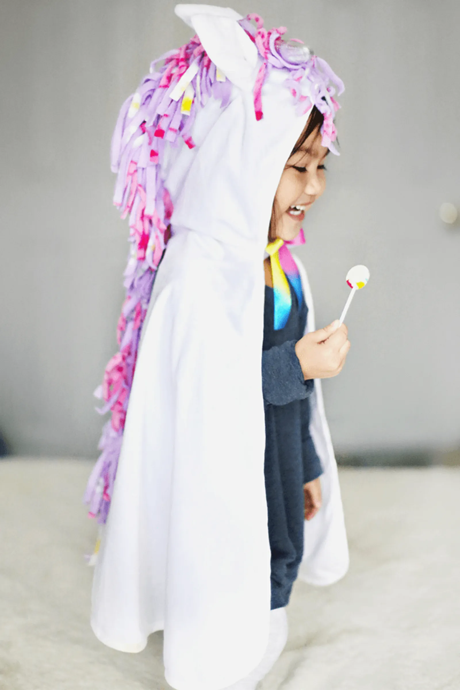 Baby & Toddler White Unicorn Cape