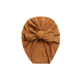 Baby Bunny Ear Turban in Rust