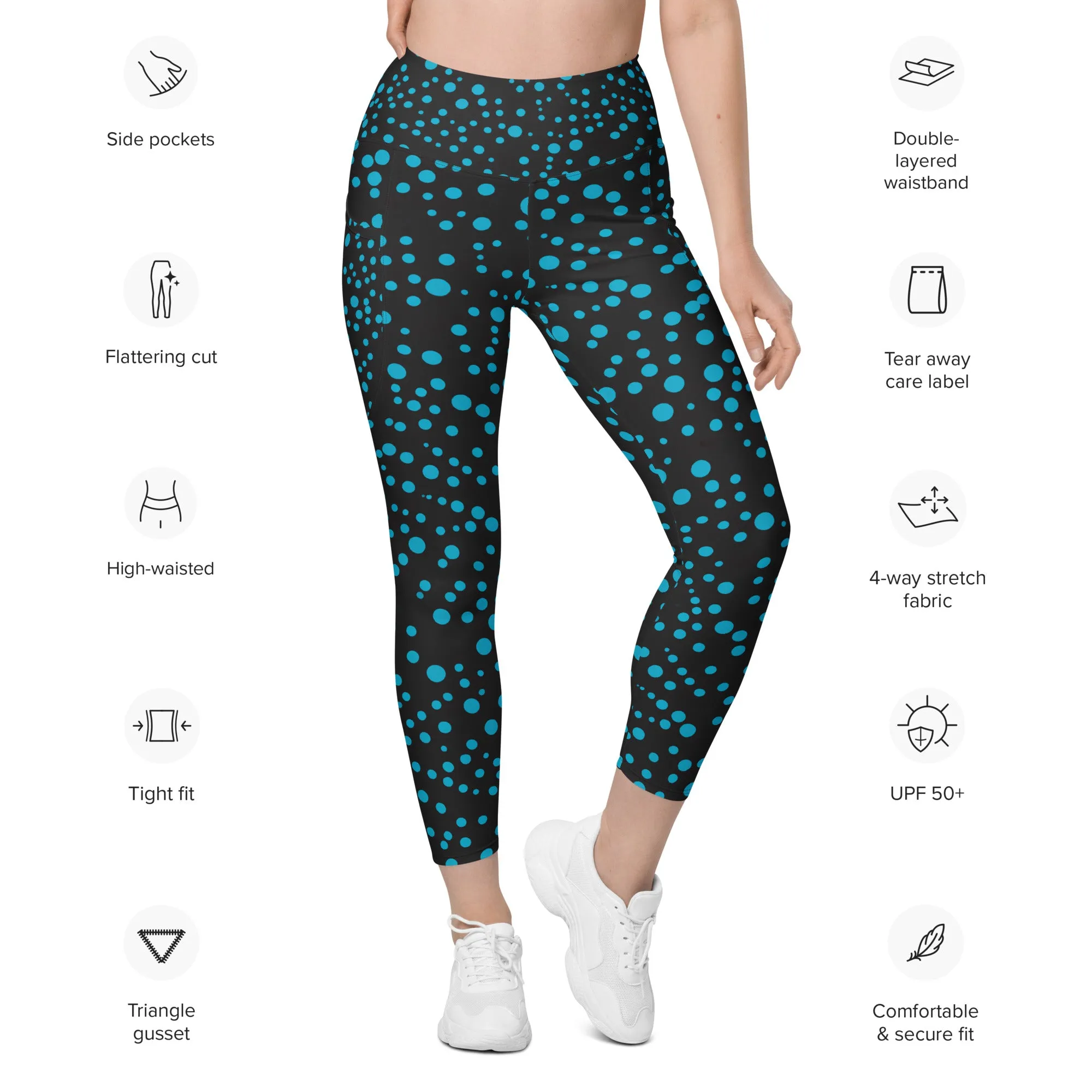 Beautiful Bioluminescence Pocket Leggings (XS - 6X)