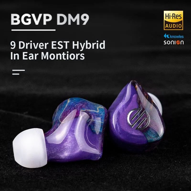 BGVP DM9 9 Driver EST Hybrid In-Ear Monitors