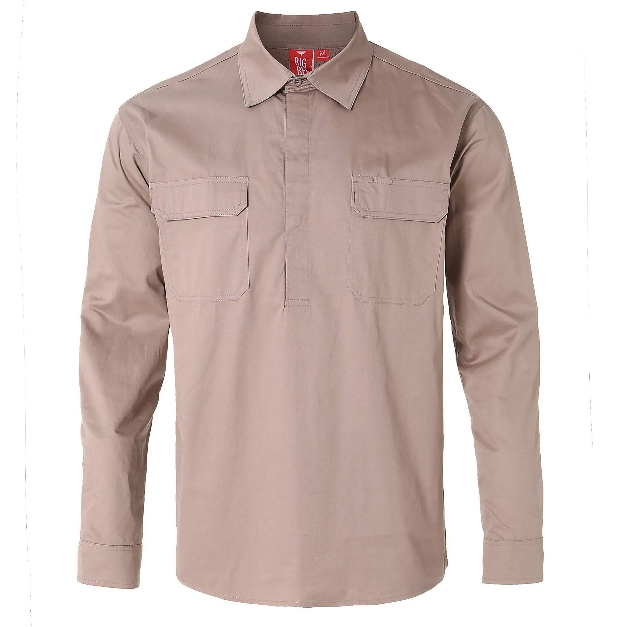 Big Bee CLOSED FRONT Work Shirts, Lightweight Cotton