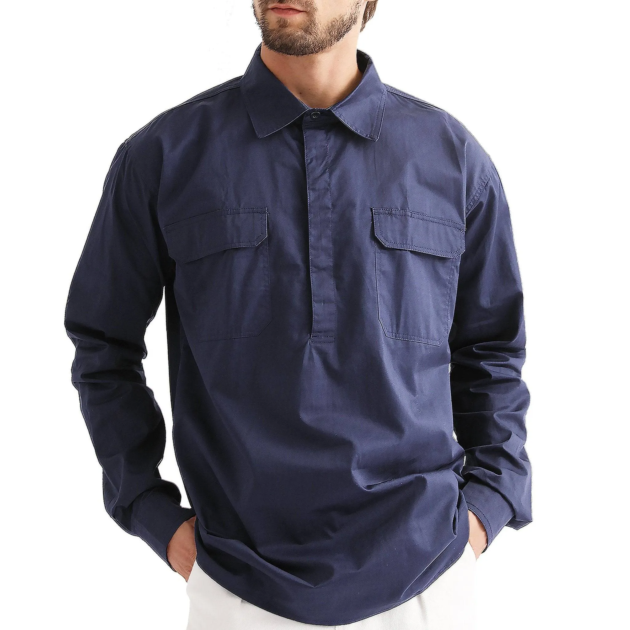 Big Bee CLOSED FRONT Work Shirts, Lightweight Cotton