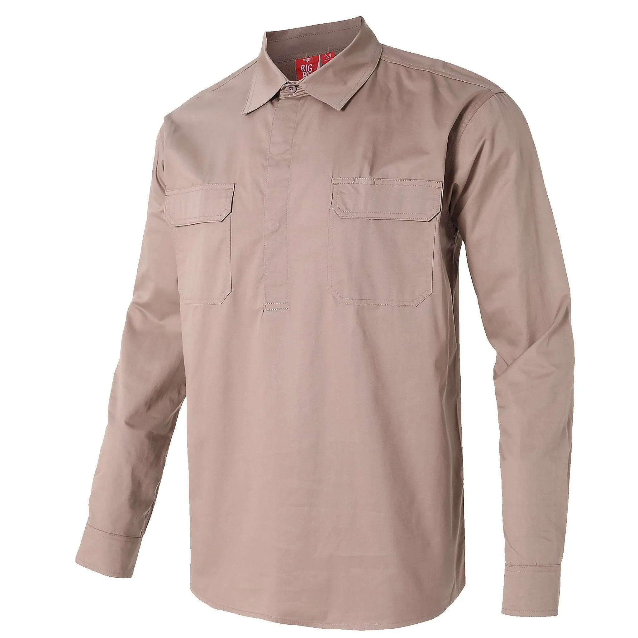 Big Bee CLOSED FRONT Work Shirts, Lightweight Cotton