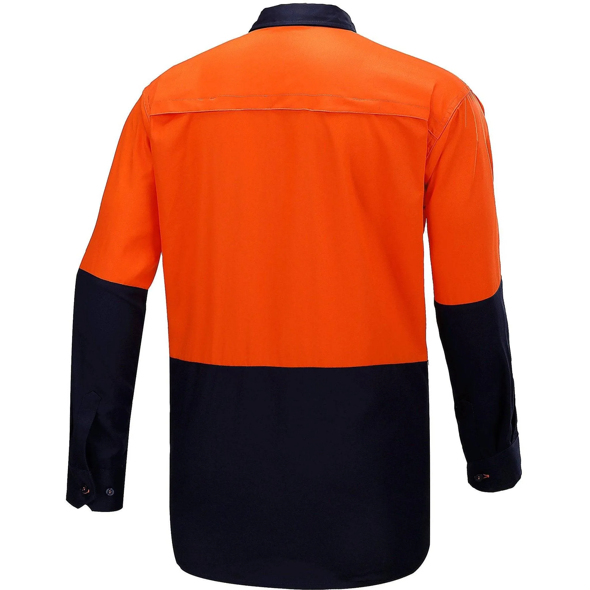 Big Bee Men's Hi Vis Shirts, Long Sleeve Safety Work Top