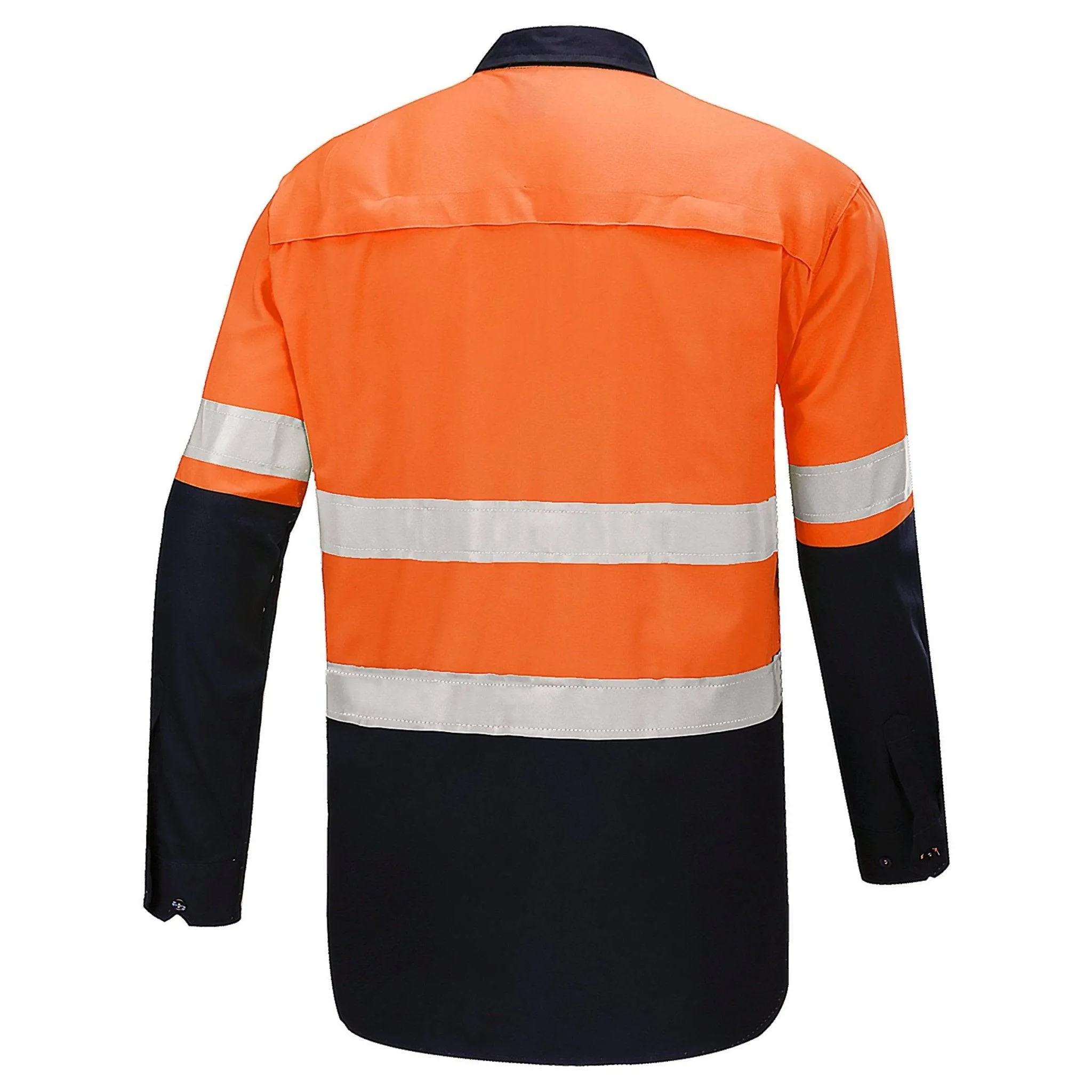 Big Bee Men's Hi Vis Shirts Reflective Tape, Long Sleeve