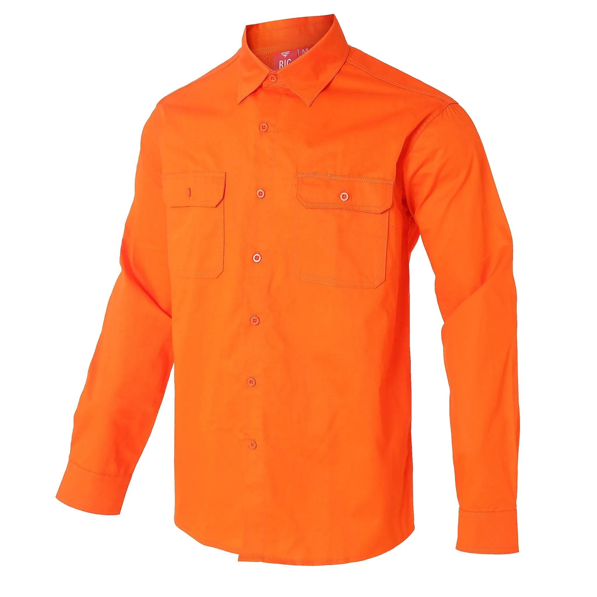 Big Bee Mens Work Shirts Lightweight Cotton, Traditional Workwear