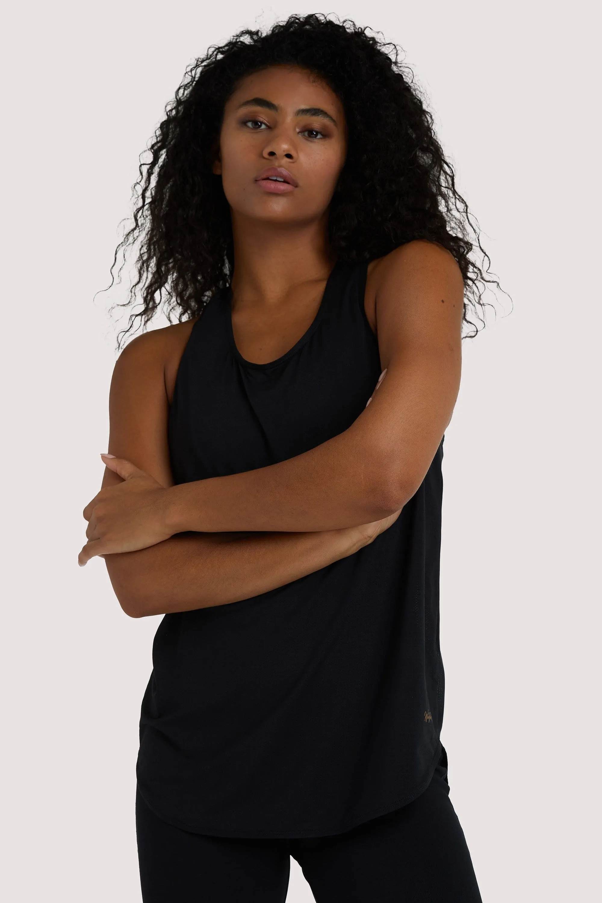 Black Jersey Vest