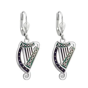 Book of Kells Harp Earrings