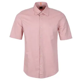 BOSS Rash 2 Short Sleeve Shirt in Pink