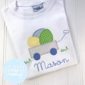 Boy Shirt - Easter Wagon