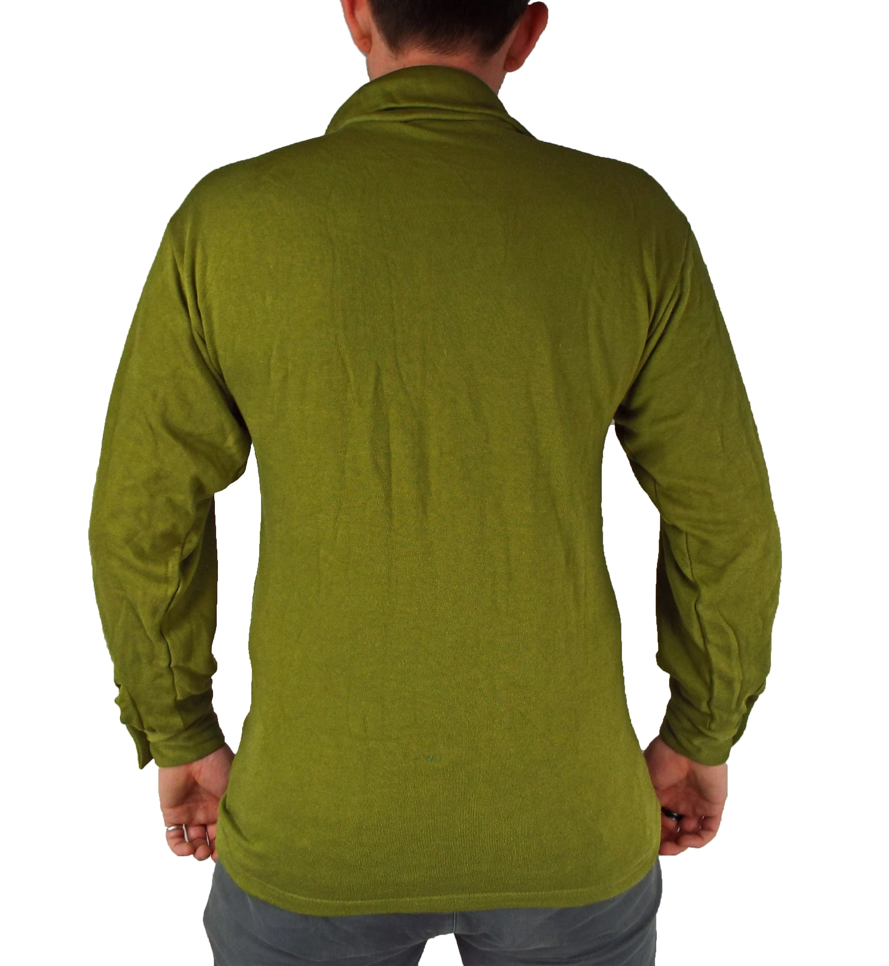 British Military - ECW Olive Green Thermal Top "Norgie" - Base Layer - Olive