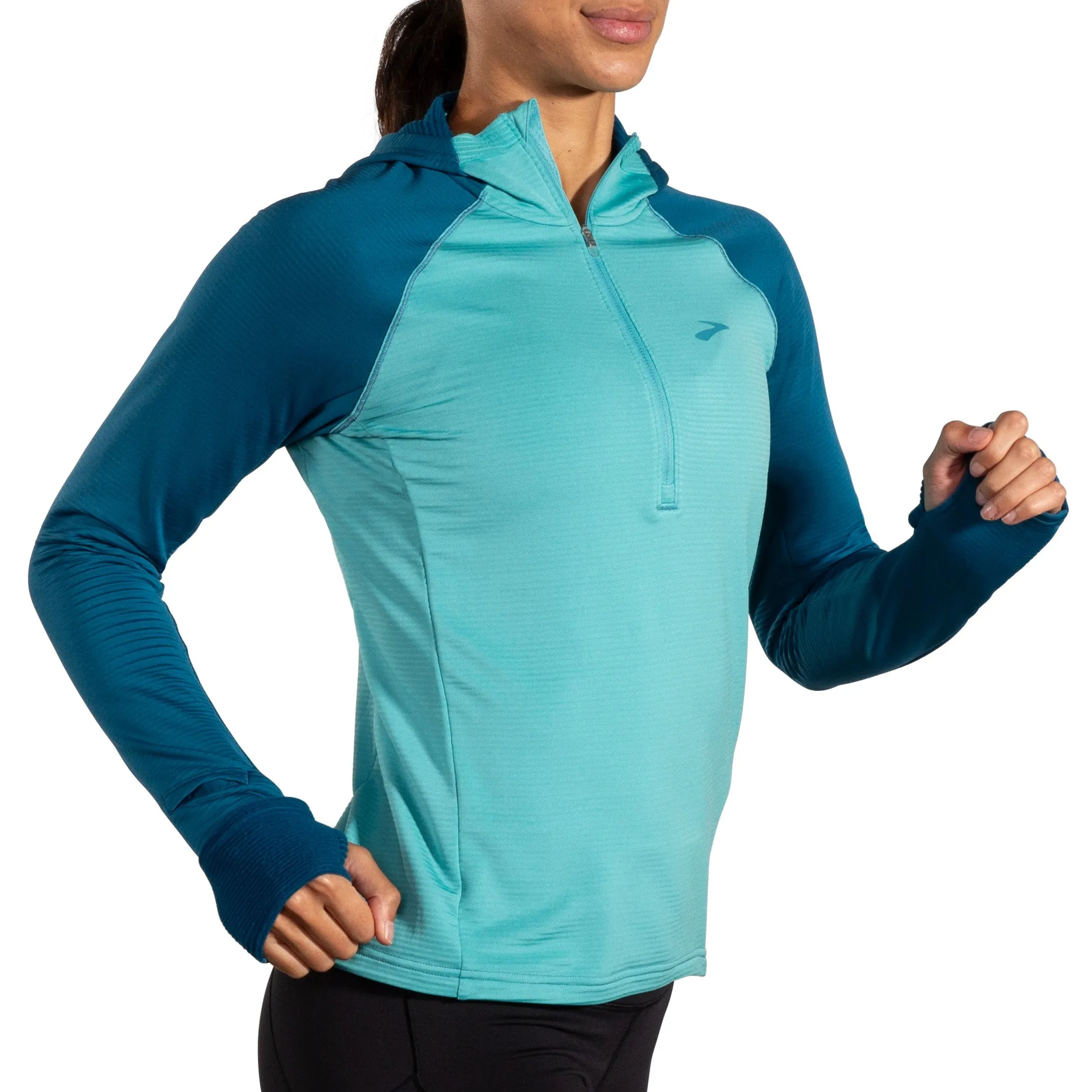 Brooks Women's Notch Thermal Hoodie 2.0