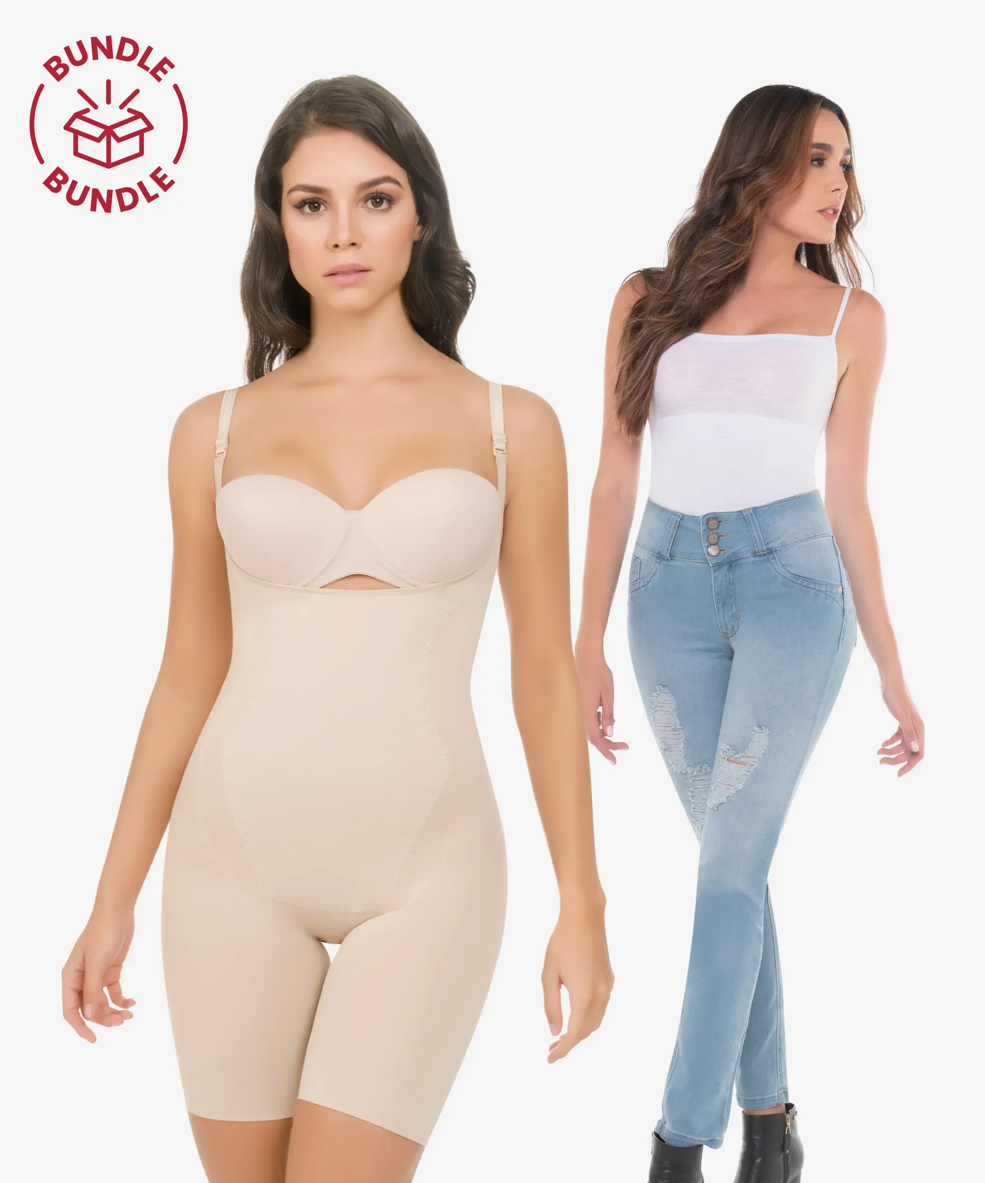 Bundle Shaper & Jeans - Styles 1585   2100