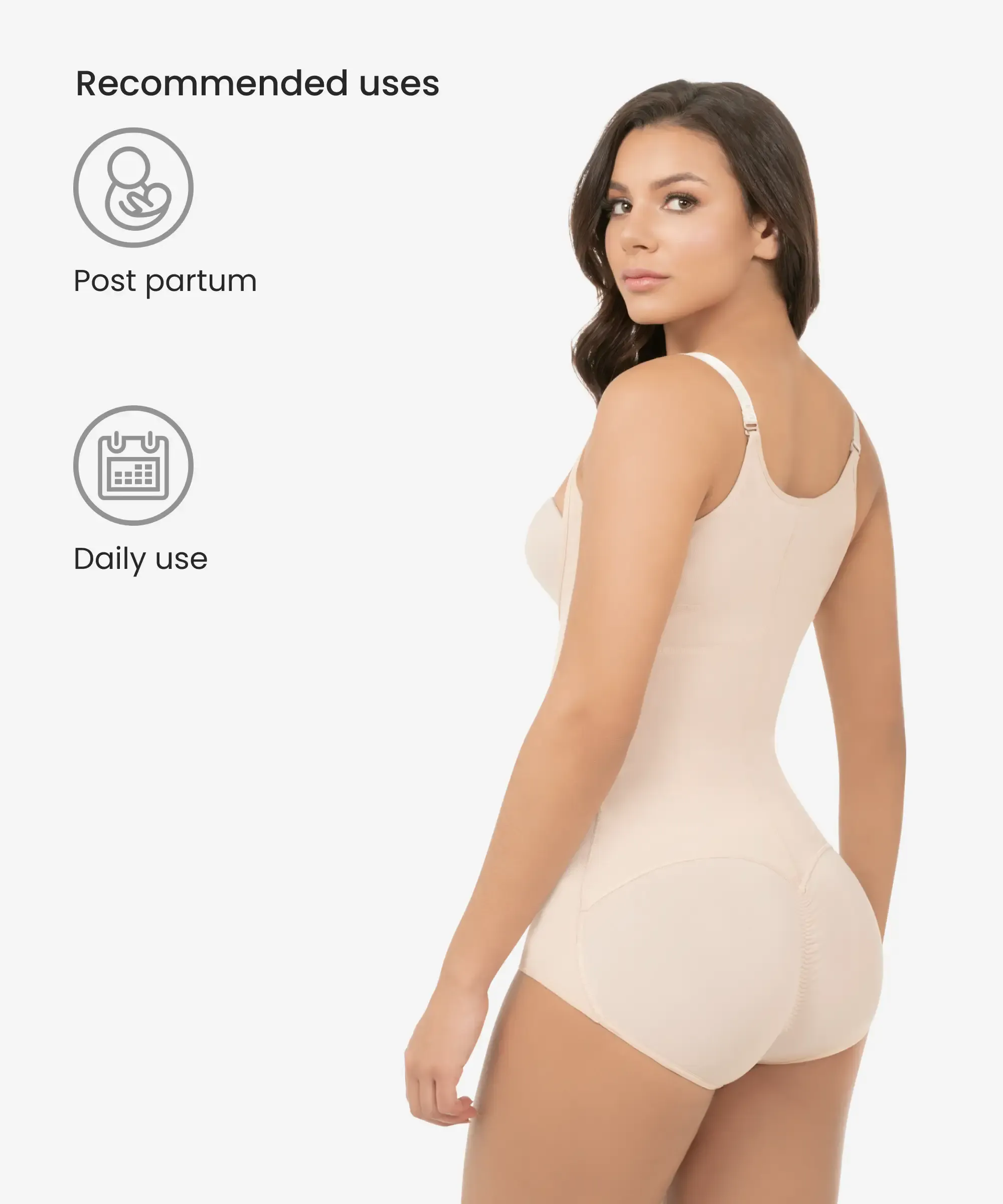 Butt-lifting compressive bodysuit - Styles 283