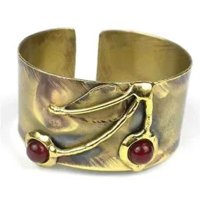 Carnelian Cherry Cuff Brass Images