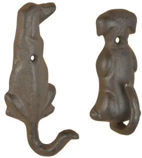 Cast Iron Single Dog Coat Hook