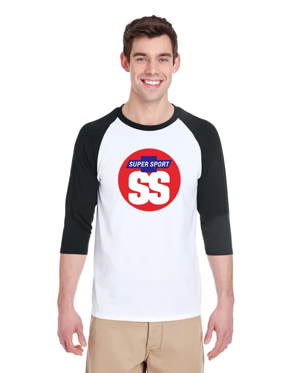 Chevrolet 63 Super Sport promo Raglan Baseball T-Shirt