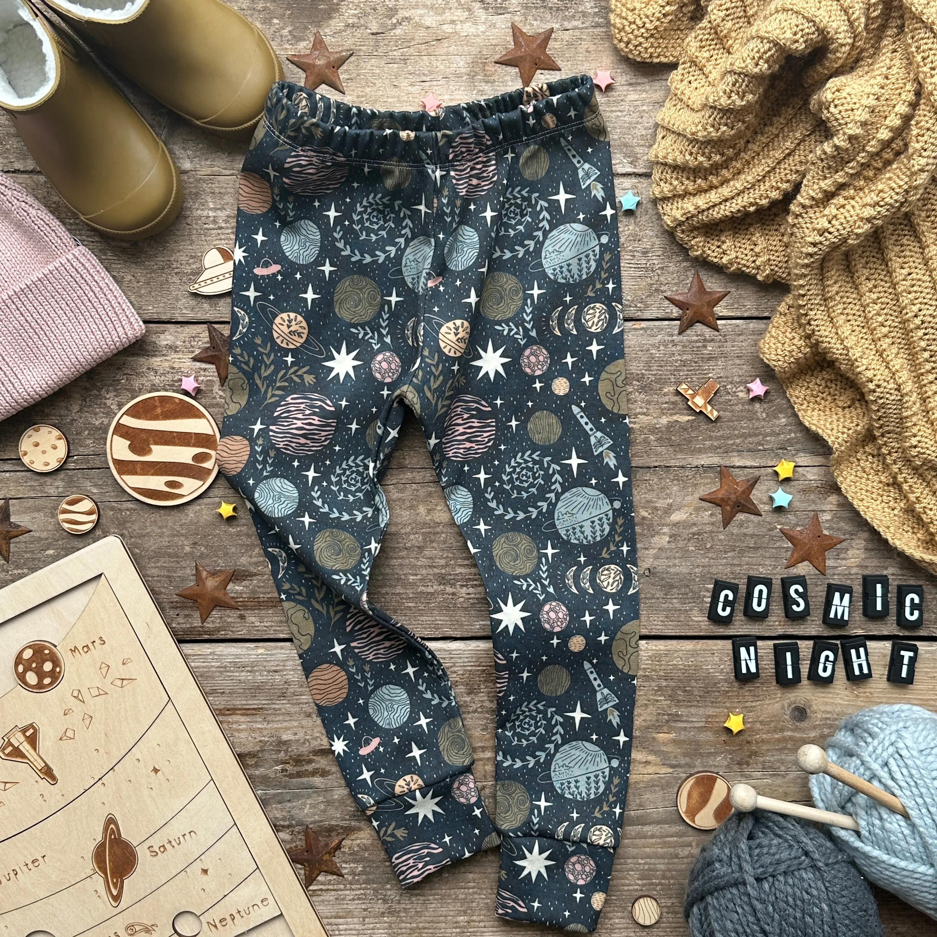 Cosmic Night Slim Fit Leggings