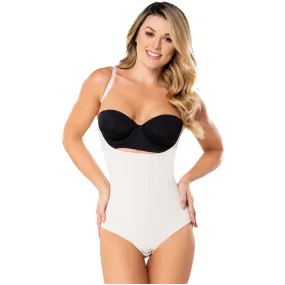 Diane & Geordi 002375 Slimming Bodysuit For Daily Use Open Bust Tummy Control body Shaper