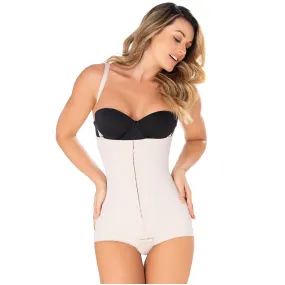 Diane & Geordi 002377 Microlatex Women's Tummy Control Body Shaper Strapless Bodysuit Shapewear