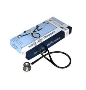 Dixie Ems Cardiology Stethoscope   Free Tag "Special Deal"-Black