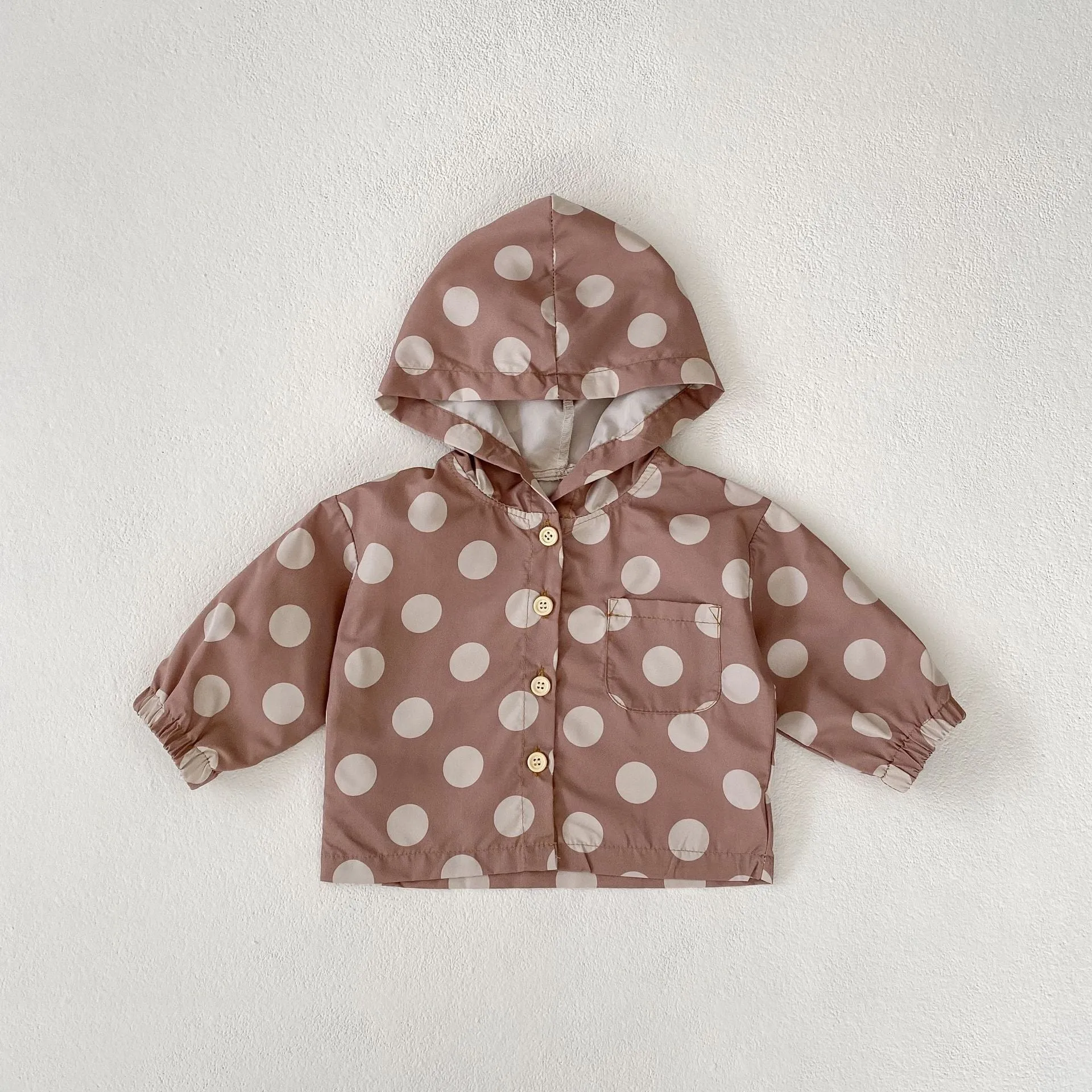 Earthy Baby Windbreaker Coat for Girls