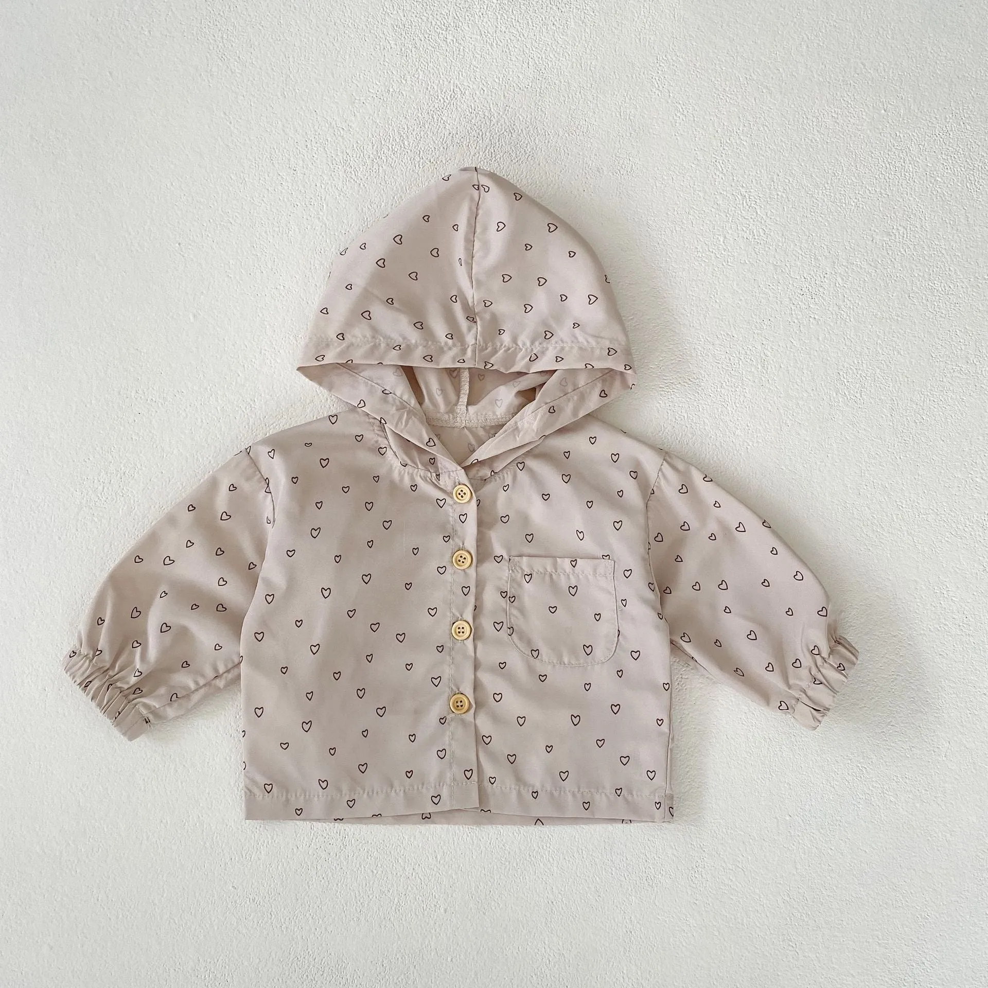 Earthy Baby Windbreaker Coat for Girls