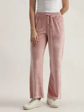 Elle Women Solid Mid-Rise Sweatpant