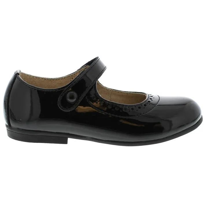 Emma Kid's Mary Jane Shoe - Black Patent