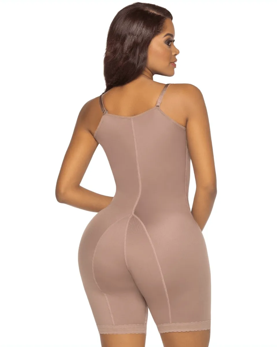 Equilibrium Soft And Smooth Shapewear Mid Thigh Bodysuit