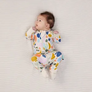 ergoPouch Long Sleeve Sleep Zip Bodysuit 1.0 TOG - Fruit Salad