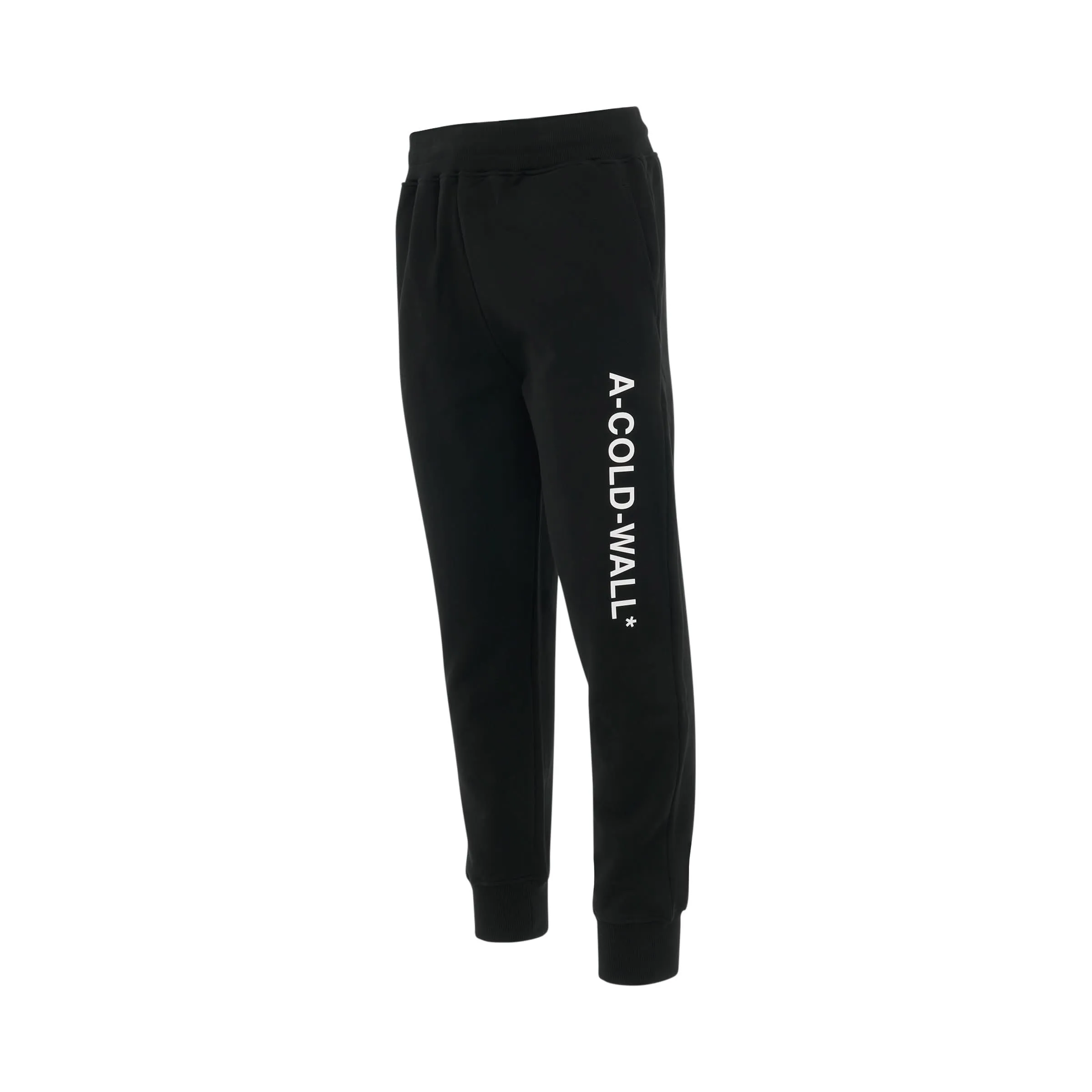 Essential Logo Cotton Sweatpants in Black