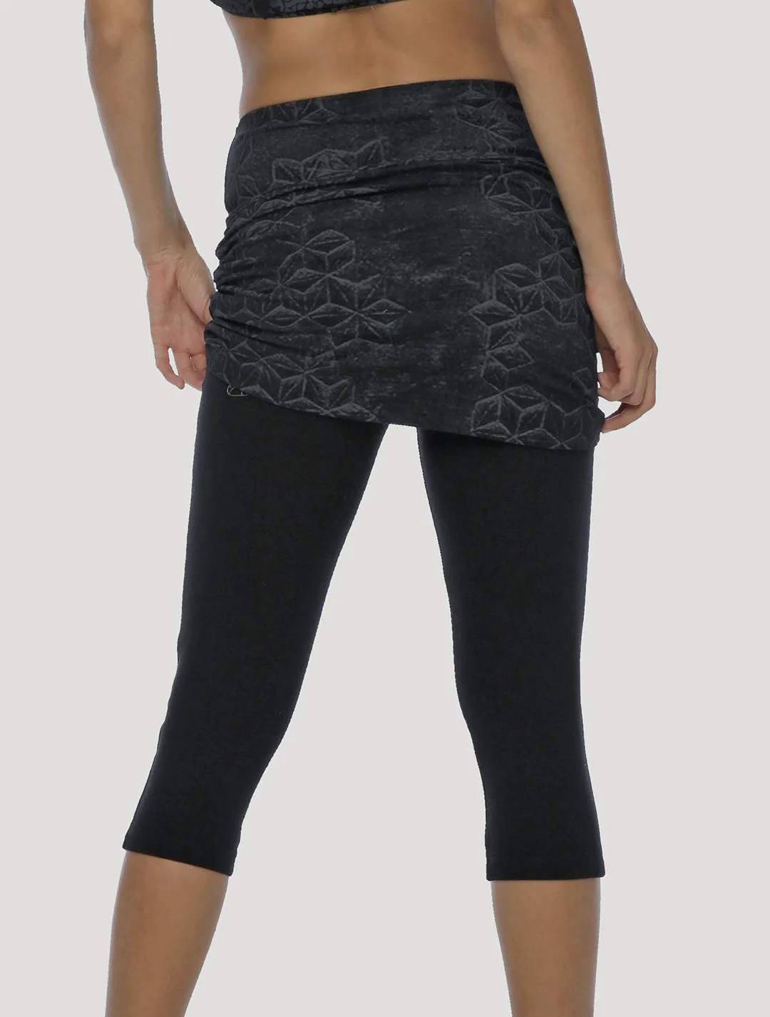 F.O.L Flower of Life Skirted Short Leggings